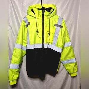 Body Guard  Safety Gear High Visibility Coat- Unisex - Small - NWOT
